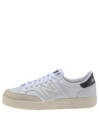 weiße Leder niedrige Sneakers von New Balance