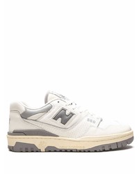 weiße Leder niedrige Sneakers von New Balance