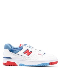 weiße Leder niedrige Sneakers von New Balance