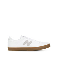 weiße Leder niedrige Sneakers von New Balance