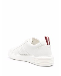 weiße Leder niedrige Sneakers von Bally