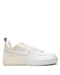 weiße Leder niedrige Sneakers von Nike