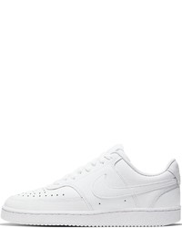 weiße Leder niedrige Sneakers von Nike Sportswear