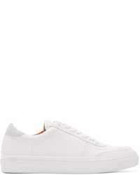 weiße Leder niedrige Sneakers von No.288