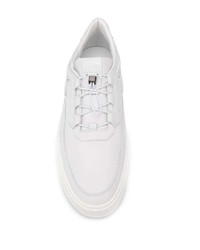 weiße Leder niedrige Sneakers von Tod's