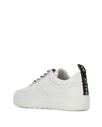 weiße Leder niedrige Sneakers von Bally