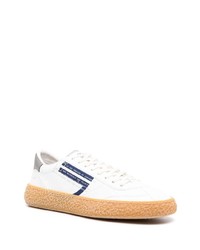 weiße Leder niedrige Sneakers von Puraai