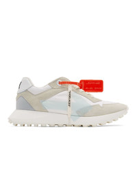 weiße Leder niedrige Sneakers von Off-White