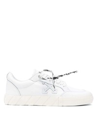 weiße Leder niedrige Sneakers von Off-White