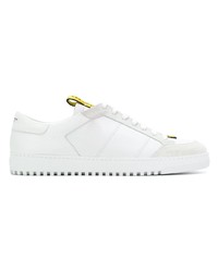 weiße Leder niedrige Sneakers von Off-White