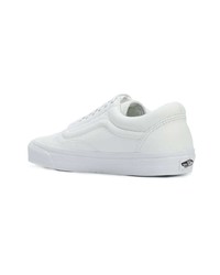 weiße Leder niedrige Sneakers von Vans