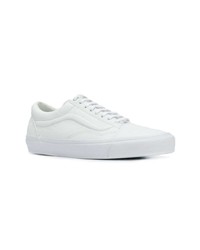 weiße Leder niedrige Sneakers von Vans