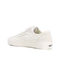 weiße Leder niedrige Sneakers von Vans