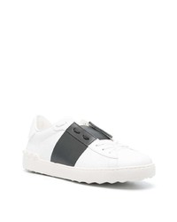 weiße Leder niedrige Sneakers von Valentino Garavani