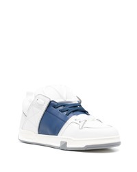 weiße Leder niedrige Sneakers von Valentino Garavani