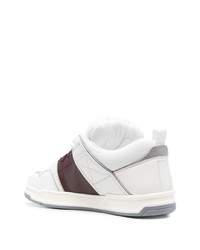 weiße Leder niedrige Sneakers von Valentino Garavani