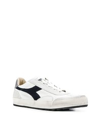 weiße Leder niedrige Sneakers von Diadora