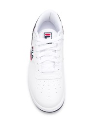 weiße Leder niedrige Sneakers von Fila