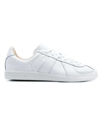 weiße Leder niedrige Sneakers von adidas