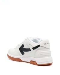 weiße Leder niedrige Sneakers von Off-White