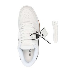 weiße Leder niedrige Sneakers von Off-White