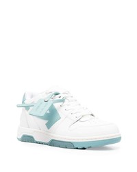 weiße Leder niedrige Sneakers von Off-White