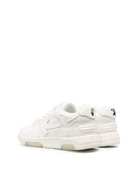 weiße Leder niedrige Sneakers von Off-White