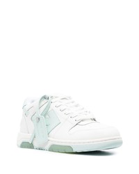 weiße Leder niedrige Sneakers von Off-White