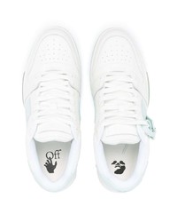 weiße Leder niedrige Sneakers von Off-White