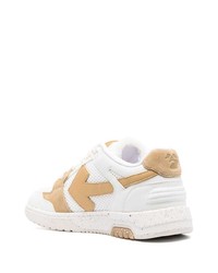 weiße Leder niedrige Sneakers von Off-White