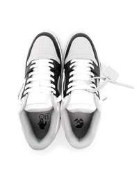 weiße Leder niedrige Sneakers von Off-White