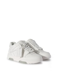 weiße Leder niedrige Sneakers von Off-White