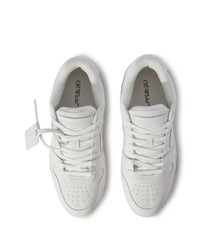 weiße Leder niedrige Sneakers von Off-White