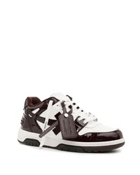 weiße Leder niedrige Sneakers von Off-White