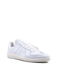 weiße Leder niedrige Sneakers von adidas