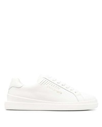 weiße Leder niedrige Sneakers von Palm Angels