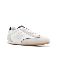 weiße Leder niedrige Sneakers von Hogan