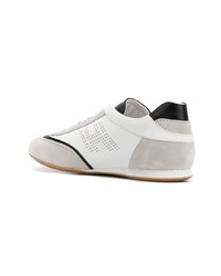 weiße Leder niedrige Sneakers von Hogan