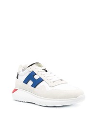 weiße Leder niedrige Sneakers von Hogan