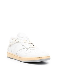 weiße Leder niedrige Sneakers von Rhude