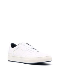 weiße Leder niedrige Sneakers von Common Projects