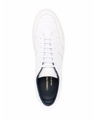 weiße Leder niedrige Sneakers von Common Projects