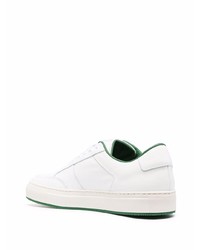 weiße Leder niedrige Sneakers von Common Projects