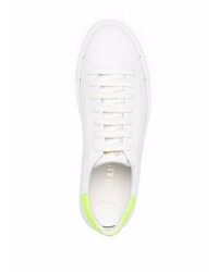 weiße Leder niedrige Sneakers von Hide&Jack