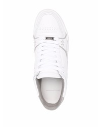 weiße Leder niedrige Sneakers von Represent