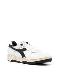 weiße Leder niedrige Sneakers von Diadora