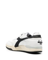 weiße Leder niedrige Sneakers von Diadora