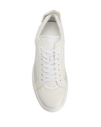 weiße Leder niedrige Sneakers von Buscemi