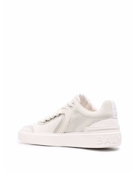 weiße Leder niedrige Sneakers von Balmain