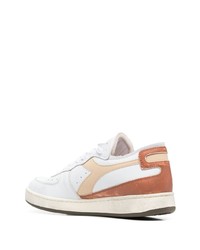 weiße Leder niedrige Sneakers von Diadora